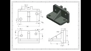 How to Make Mechanical Drawing in SolidWorks 2025 | Exercise-11 | Full Step-by-Step Tutorial