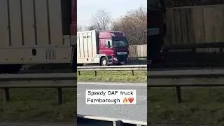 Beautiful Red DAF Truck in Farnborough, Hampshire | 🚛❤️ | #daf #truck #hampshire