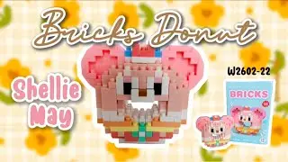 Tutorial Bricks Donat Shellie May Kode W2602-22 | How To Build Bricks Donut Shellie May