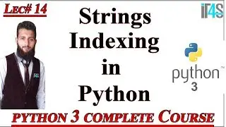 Python Tutorial in Urdu | Hindi | Strings Indexing in Python | Indexing of Strings in Python
