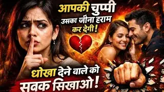 आपकी Silence उसका जीना हराम केर देगी|| धोखा देने वाले को सबक सिखाओ💀#healing #darkpsychology@Psych2go