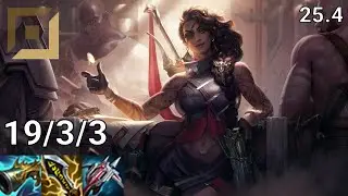 Samira ADC vs Vayne - EUW diamond | Patch 25.4
