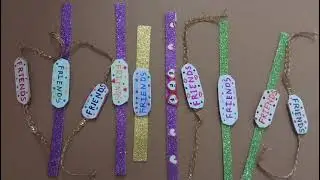 DIY Handmade Friendship Band | Friendship Band Making At Home #friendshipdayband #friendshipday