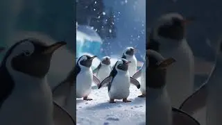 Penguin dance.#trending #viral #funny #dubidubidu #cute #shorts #cartoon #penguins #youtubeshorts