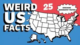 25 Weird US Geography Facts That Will Blow Your Mind!#USGeography#UniqueUSA#usa #GeographyOddities