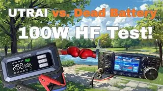 🔋 Can You Charge a Dead LiFePO4 Battery at a POTA Park? Icom 7300 Field Test with UTRAI JS-30 #UTRAI