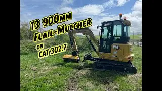 T3 900mm Mulcher on CAT 302.7D CR