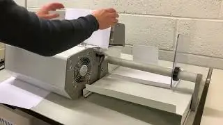 Used Renz DTP-340A Semi-Automatic Binding Punch