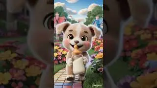 A Bottle, a Smile, and a Wagging Tail  #babyanimals #cutepets #kidscartoons