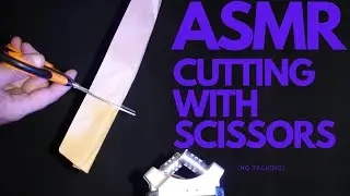 ASMR FAST CUTTING WITH SCISSORS! (DEEP SOUNDS, NO TALKING)