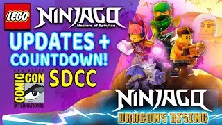 Ninjago Dragons Rising SDCC Live Panel UPDATES + Countdown!