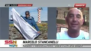 Marcelo Stancanelli, Nadador | R&eacute;cord mundial - Doble cruce Canal Beagle