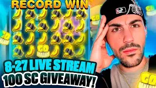 🔴100SC GIVEAWAY! LIVE SLOTS HIGH STAKES ON ZULA COINS! Type !Zula for 11SC FREE FOR NEW USERS!