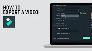 How to Export a Video in Filmora 11 [easy]
