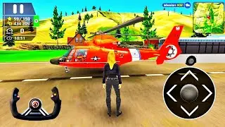 Pilot Simulator Helicopter Game - Helicopter Flying Rescue Game - Android Gameplay