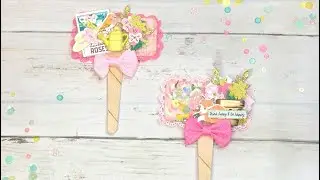 Craft With Me | Plant Label Embellishments | Maggie Holmes Garden Party
