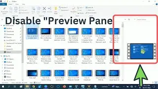 Как отключить &laquo;Область предварительного просмотра&raquo; в проводнике Windows 10 || Как отключить &laquo;Область предварительного просмотра&raquo; в Windows 10