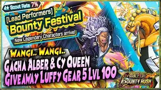 GACHA xxxx rd CYBORG QUEEN & ALBER | GIVEAWAY AKUN LUFFY GEAR 5, SANJI ONI 🔥 ONE PIECE BOUNTY RUSH