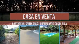 CASA EN VENTA EN CARTAGENA  SANTA CRUZ  GUANACASTE  COSTA RICA LOTE DE 13644 m2. Construcci&oacute;n 175 m2