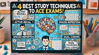 TELUGU 4 Best Study Techniques to Ace Exams|  Active Recall, Spaced Repetition, Feynman, Dual Coding