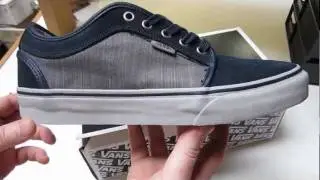 Vans Chukka Low Shoes Unboxing - Navy/Chambray/Mid Grey