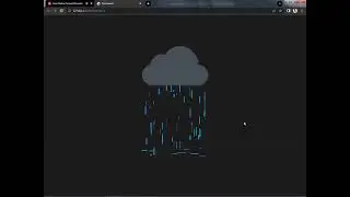 Amazing Rain & Lightning Animation Effects in CSS & Javascript 🙂🖥️⌨️