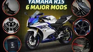 Yamaha R15 V4 Full Modification 🔥| Yamaha R15 V4 Ko Aisa Bana Diya 😱 #R15Accessories #ModifiedBike