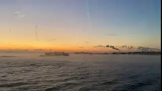 Timelapse from Suomenlinna ferry's inside