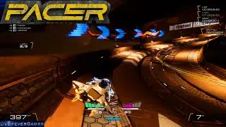 Pacer - Let's Play Gameplay 4: El Muro - Wipeout-style racer (PC, 1080p, 60fps)