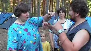 День рождения в лесу -2.#shatandr#camping#kids