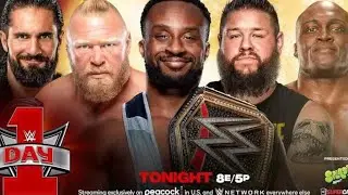 WWE CHAMPIONSHIP FATAL 5 WAY MATCH | DAY 1  JANUARY 2022