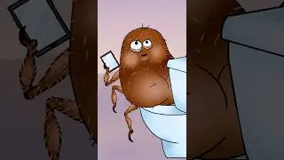 Lice: Not so cute but kinda funny 😆 #animation #funnyshorts
