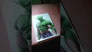 Drawing of piccolo😈 from D.B.Z . #shorts #youtubeshorts #art #realistic #motivation #artboysahil