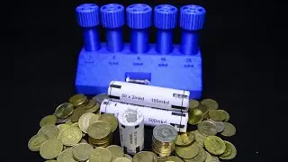 3D Printed Coin Roll Crimper for MKD (Macedonian Denars)