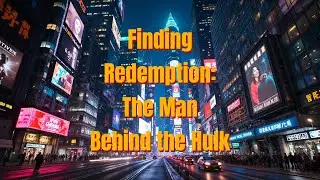 Finding Redemption The Man Behind the Hulk