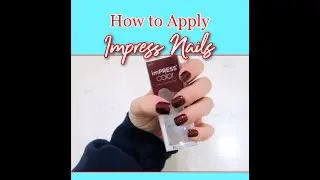 HOW TO APPLY IMPRESS NAILS #shorts || NAIL TUTORIAL || EASY NAIL APPLICATION