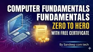 Computer Basics to Advanced | Complete Fundamentals Course | Free Certificate