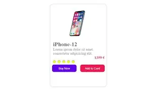 Shop Card Effect Tutorial using CSS Animations