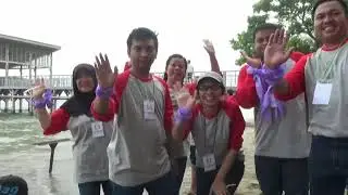Team buillding di Pantai Anyer