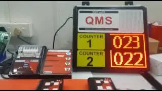 Queue Management System for two counter sales and service 7708451673,8610975811