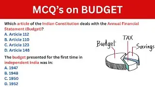 Budget Multiple Choice Questions | Economics GK