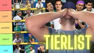 THE BEST MALE TENNIS PLAYERS OF ALL TIME! TIERLIST