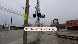 Struthers ohio train crossing 11/18/25