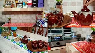 মাত্র ২৫০ টাকা খরচ করে kitchen-এর নতুন লুক দিলাম || মায়ের বানানো পিঠা দিয়ে সন্ধ্যার নাস্তা করলাম ||