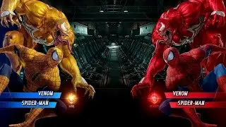 Yellow Venom & Yellow Spider-Man Vs Red Venom & Spider-Man | Marvel vs Capcom: Infinite