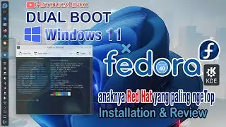 Ayo Install Fedora 40 KDE | Dual Boot Windows 11 | BricsCAD Review