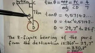 Trigonometry and Bearing | Solving Word Problems