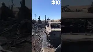 California Wildfire; Grass fire in Oroville destroys 4 homes | Raw Video