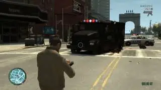 GTA 4 - Hospital Russian Mafia Shootout + Six Star Escape