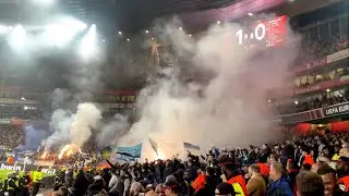 Zurich Fans at Emirates Stadium | Arsenal vs FC Zurich 1-0